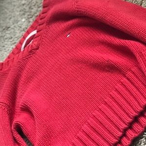 Red Tommy Hilfiger sweater